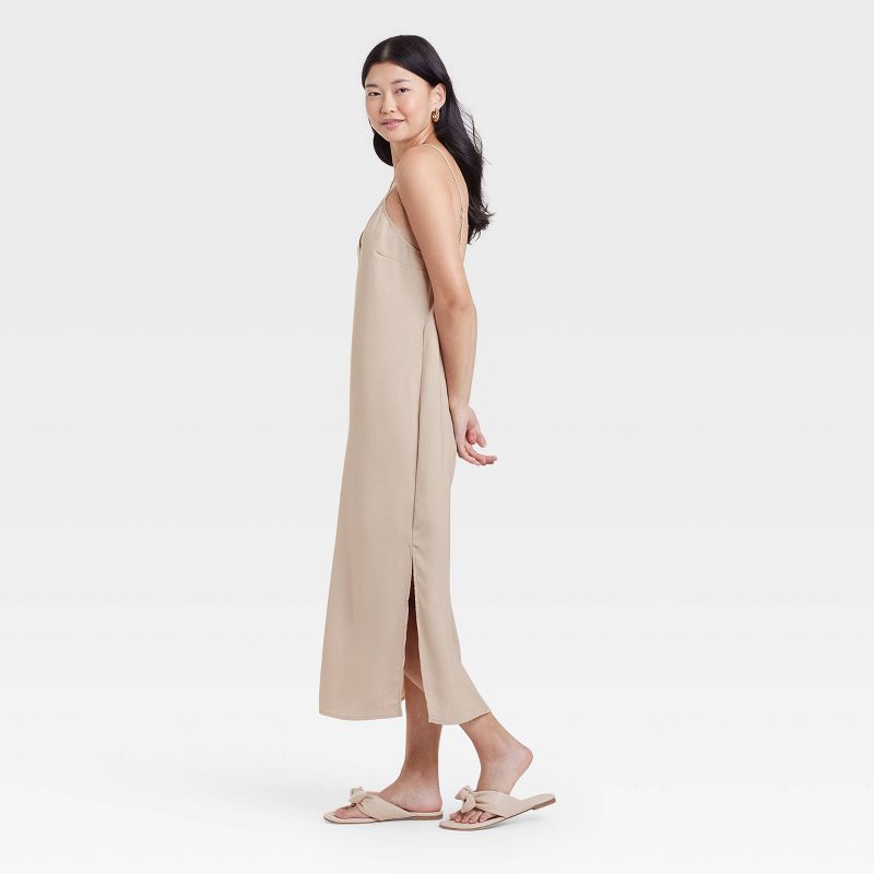Women's Midi Slip Dress - A New Day™, 3 of 10