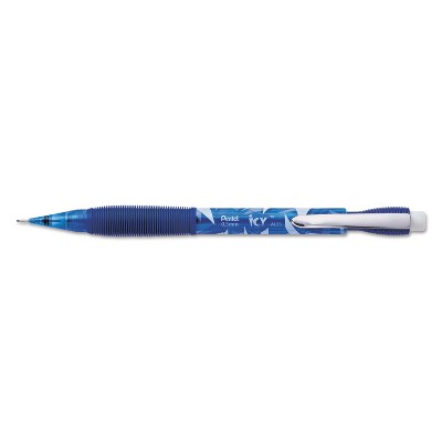 Pentel Icy Mechanical Pencil .5mm Trans Blue Dozen AL25TC