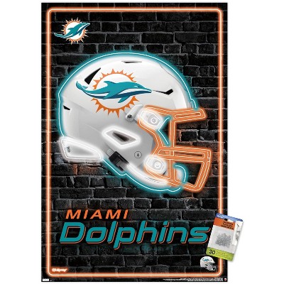 Trends International Nfl Miami Dolphins - Tua Tagovailoa 20 Unframed Wall  Poster Print Clear Push Pins Bundle 14.725 X 22.375 : Target