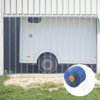 VEVOR Strip Curtain, 100' Length, 12" Width, 0.12" Thickness, Clear Smooth Plastic Door Strips, PVC Curtain Strip Door Bulk Roll - 2 of 4