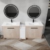 SEVOBAL Bathroom Vanities 84 Inch Freestanding Vanity with Ceramic Sink and Soft Closing Door for Bathroom, Beige, 83.6"*18.31"*34.25" - 2 of 4