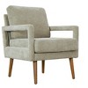 CAVINAS Accent Chair Modern Mid Century Armchair Comfy Chair with Armrest and Soft Cushion for Home, Office - 3 of 4