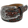 Ariat Girl's Western Belt with Turquoise Inlays - 3 of 4