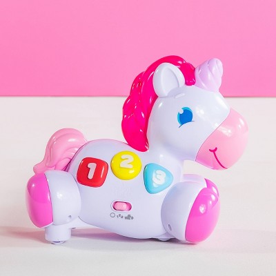 bright starts rock & glow unicorn