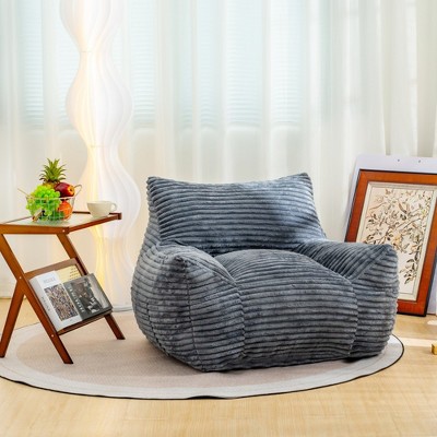 Grungis Bean Bag Chair,Beanbag Chair with Armrests,Adult Lounge Sofa,Oversized Comfy Couch for Living Room Bedroom