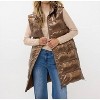 Women's Long Hood Body Warmer Vest - ESQUALO - 4 of 4