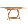 vidaXL Folding Patio Table 47.2"x47.2"x29.5" Solid Wood Teak - 2 of 4