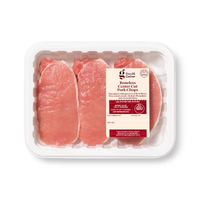 Boneless Center Pork Chops - 15oz - Good & Gather™
