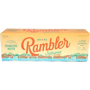Rambler Sparkling Water Satsuma - Case of 2 - Pack of 12 - 144 fl oz - 1 of 1