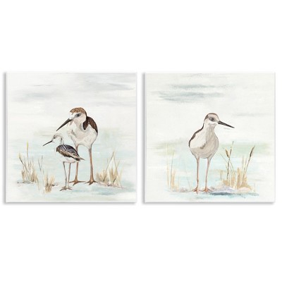 Stupell Industries Sandpipers Among Beach Grasses, 12" x 12"