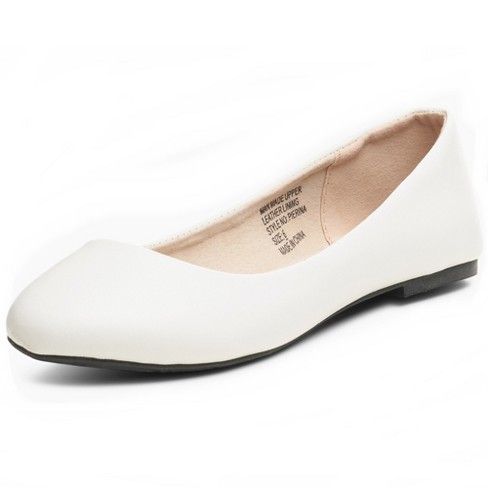 White cheap flats target