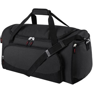 55L Large Durable Gym Duffle Bag for Men, Travel, Workout, Fitness, and Sport with Ventilated Compartments - 1 of 4