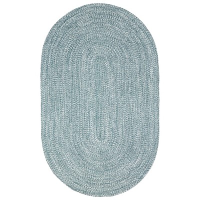 Braided Reversible Two-Tone Indoor Outdoor Runner or Area Rug by Blue Nile Mills