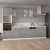 vidaXL Drawer Bottom Cabinet Concrete Gray 31.5 in.x18.1 in.x32.1 in. Engineered Wood - 2 of 4