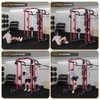 Power Cage Smithmachine - 2400 Lbs Superior Multi-Functional All-in-One Power Rack with Squat Rack for Home Gym with LAT Pulldown System - 3 of 4
