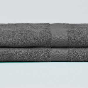 Lintex Linens Deluxe 2-Piece Cotton Bath Sheet Set – Ultra-Soft, Highly Absorbent 34" x 68" Spa-Size Towels in 15 Vibrant Colors - 1 of 3