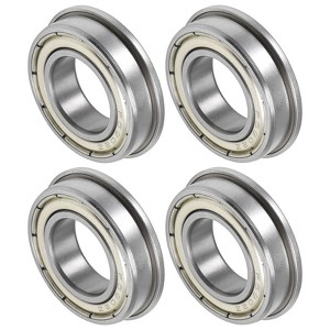 Unique Bargains Chrome Steel Durable Multipurpose Use Flanged Ball Bearing - 1 of 4