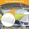 Unique Bargains Universal Car Sunglasses Case Magnetic Storage Box PU 6.69"x1.96" 1 Pcs - 2 of 4