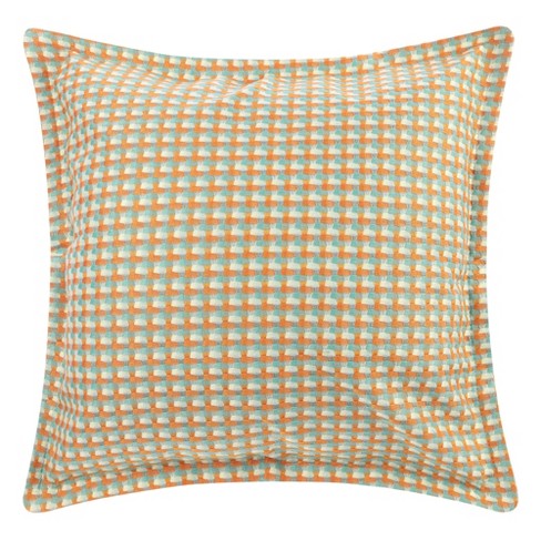 Unique Bargains Retro Decorative Invisible Zipper Plaid Throw Pillow ...