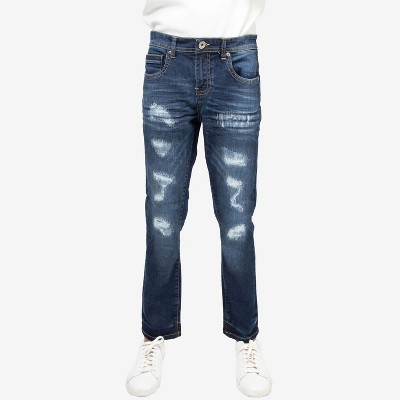 RAW X Boy's Heavy Distressed Jeans