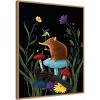 Amanti Art 23"x28" Herschels Treasures by Gina Matarazzo Framed Canvas Wall Art Print: Whimsical Shrew & Violin - 2 of 4