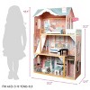 Lil' Jumbl X-Large Wooden Dollhouse, 3 Story Doll House Set with Elevator, Stairs & Accessories - 4 of 4