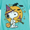 Girls' - Peanuts - Snoopy Woodstock Witchcraft Fitted Short Sleeve Graphic T-Shirt - 2 of 4