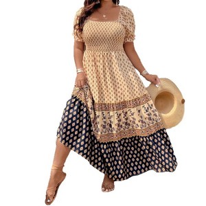 gold sequin long sleeve dress GLS GL3796 Long Mother of the Bride Dress A Line Beaded Sequin Dress main image 0