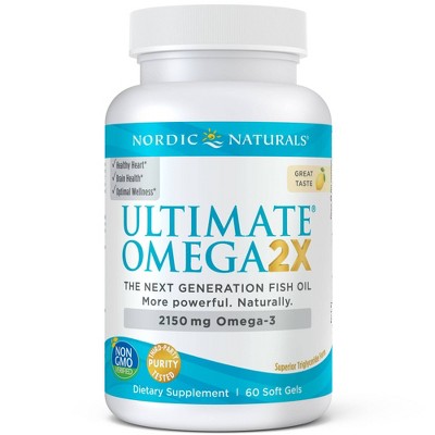 Nordic Naturals Ultimate Omega 2x Softgels - 60ct
