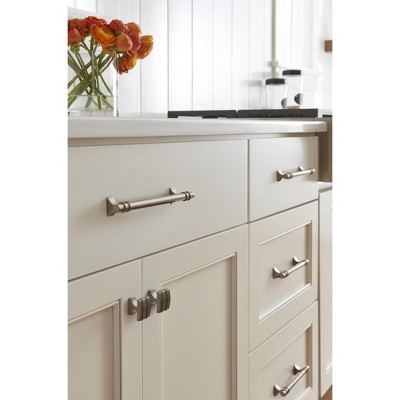 Satin Nickel Brushed Modern Industrial Cabinet Bar Pull