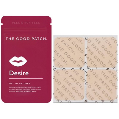 The Good Patch Desire Plant-Based Vegan Wellness Patch - 4ct