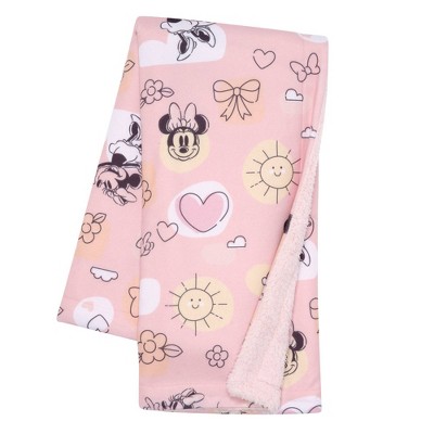 Lambs & Ivy Disney Baby Minnie Mouse Fleece Baby Blanket