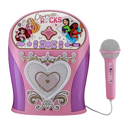 Party Star Light Up Musical Microphone & Stand Sing Along Karaoke Pink 