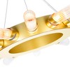CWI Lighting Collar 14 Light Chandelier With Satin Gold Finish - 4 of 4