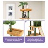 67in Tall Cat Tree With Leaves for Indoor Cats Cat Tree With Scratching Post For Indoor Cats With Cat Condo - 3 of 4