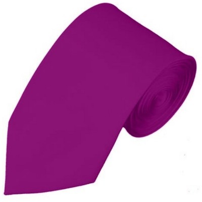 Men's Solid Color Slim 2.75 Inch Wide And 58 Inch Long Neckties
