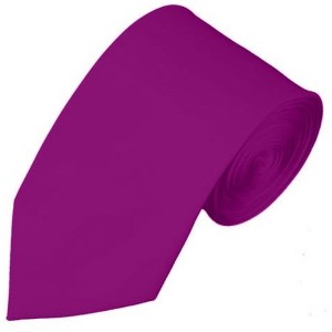 Men's Solid Color Slim 2.75 Inch Wide And 58 Inch Long Neckties - 1 of 4
