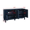 60.5" Sideboard Buffet Cabinet, Coffee Bar Cabinet with Adjustable Shelves, TV Stand Console Table, Kitchen Pantry Cabinet for Living Room - 3 of 4