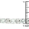 Slickblue Women’s Oversized Oval Cubic Zirconia Tennis Bracelet, Rhodium Finish, 7.5 Inch, 32.3 Ct, Clear, Lock Clasp - 3 of 3