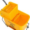 JANSNO 5 Gallon Janitor Mop Bucket with Down Press Wringer and Wheels - 2 of 4