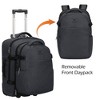 Hynes Eagle Expedition 63L 2-in-1 Rolling Backpack Travel Suitcase Luggage+ PackPal Cube 3 Piece Set - 2 of 4