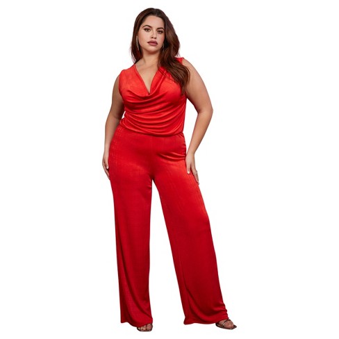 Target red sale jumpsuit