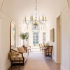 DORESshop 6-Light Gold Chandelier with Crystal Shade, E12 Base for Living Room, Dining Room, Entryway(Light Bulbs Not Included) - 3 of 4