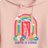 Women's - Coca-Cola - Have A Coke Rainbow Cropped Graphic Hoodie - 2 of 3
