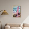 Art Remedy Colorful Surfboard in the Sand Colorful Coastal Wall Art Framed - 2 of 4