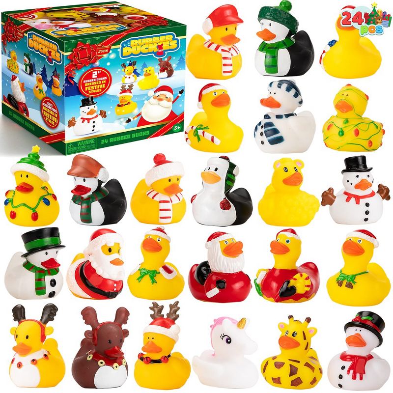 Roll over image to zoom in
JOYIN 24pcs Kids Christmas Rubber Ducks, 1 of 7