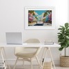 Stupell Industries Classic Car in Tropical Town Framed Print Under Glass Art, White, 23" x 17" - 3 of 4