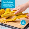 Dreamfarm Corn Accessories Set - Corpeel & Lockorns - Foldable No-Mess Corn Peeler & 4 Pairs of Interlocking Cob Holders, Stainless Steel - 4 of 4