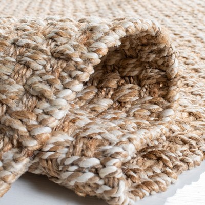 Ivory Elegance 36'' Wool Flat Woven Non-slip Area Rug