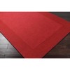 Hauteloom Bordered Solid Beige Cream Wool Rug - 4 of 4